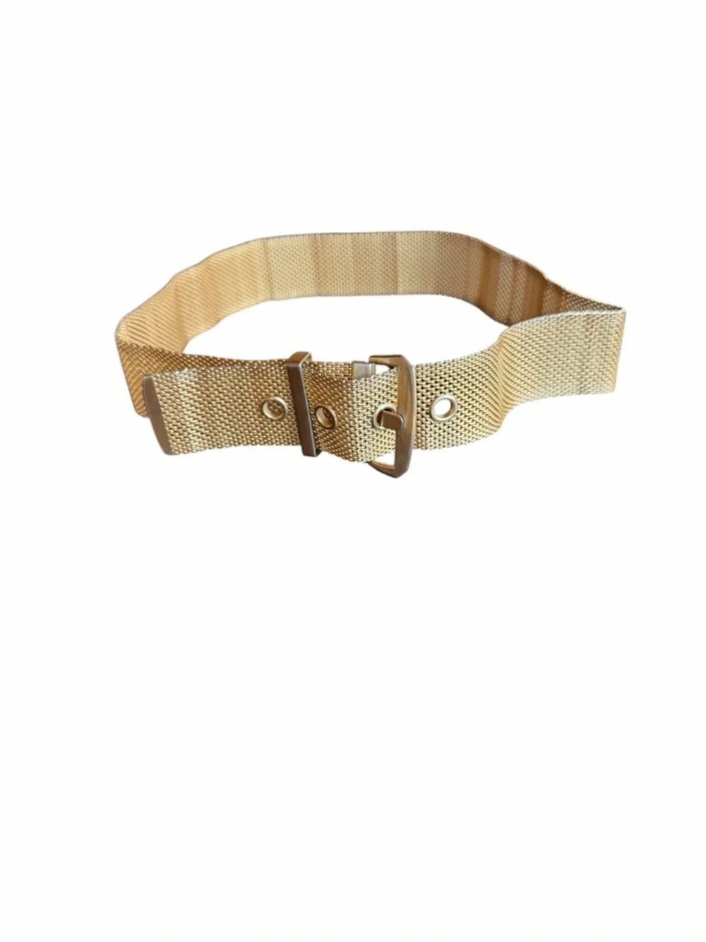 1970s Disco Glam Gold-Tone Mesh Belt‎